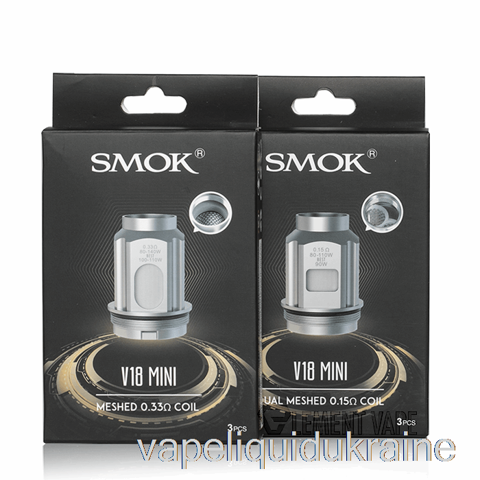 Vape Liquid Ukraine SMOK TFV18 MINI Replacement Coils 0.2ohm TFV18 Mini Mesh Coils